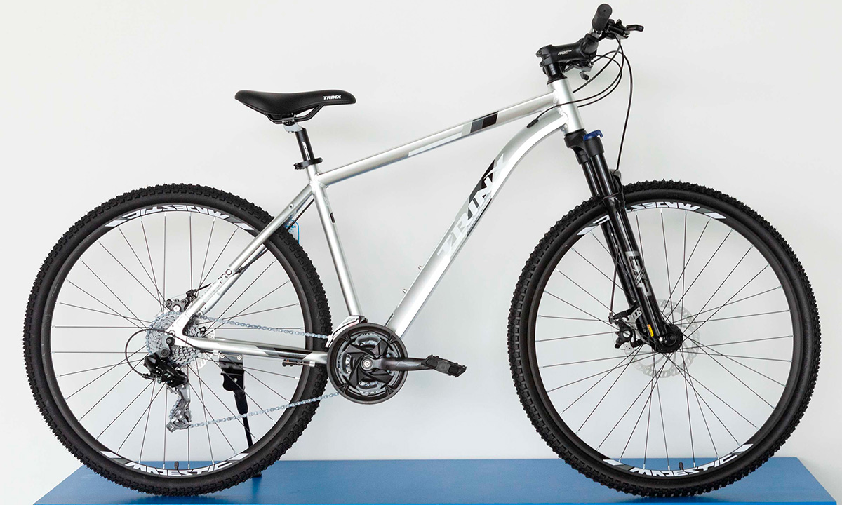 Фотография Велосипед Trinx M136 Pro 29" 2021, размер М, серебристый